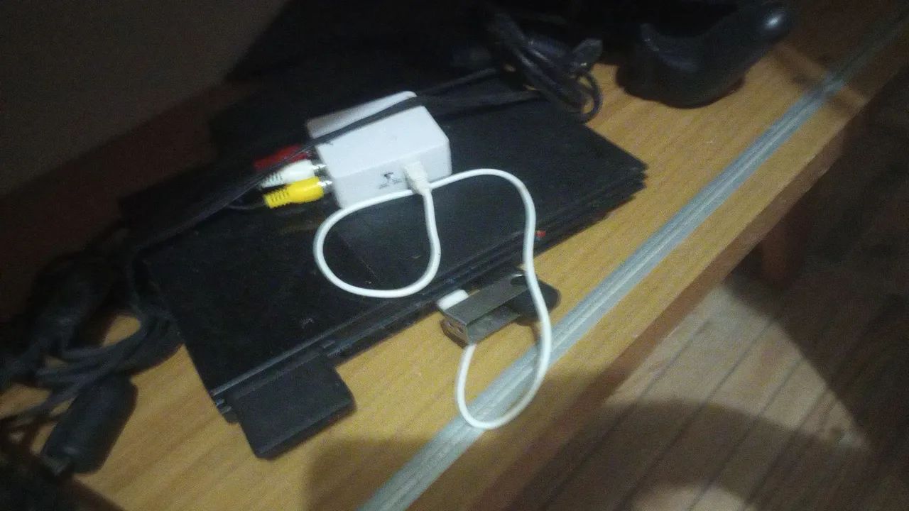PS2 com 5 jogos e adaptador de HDMI - Foto 2