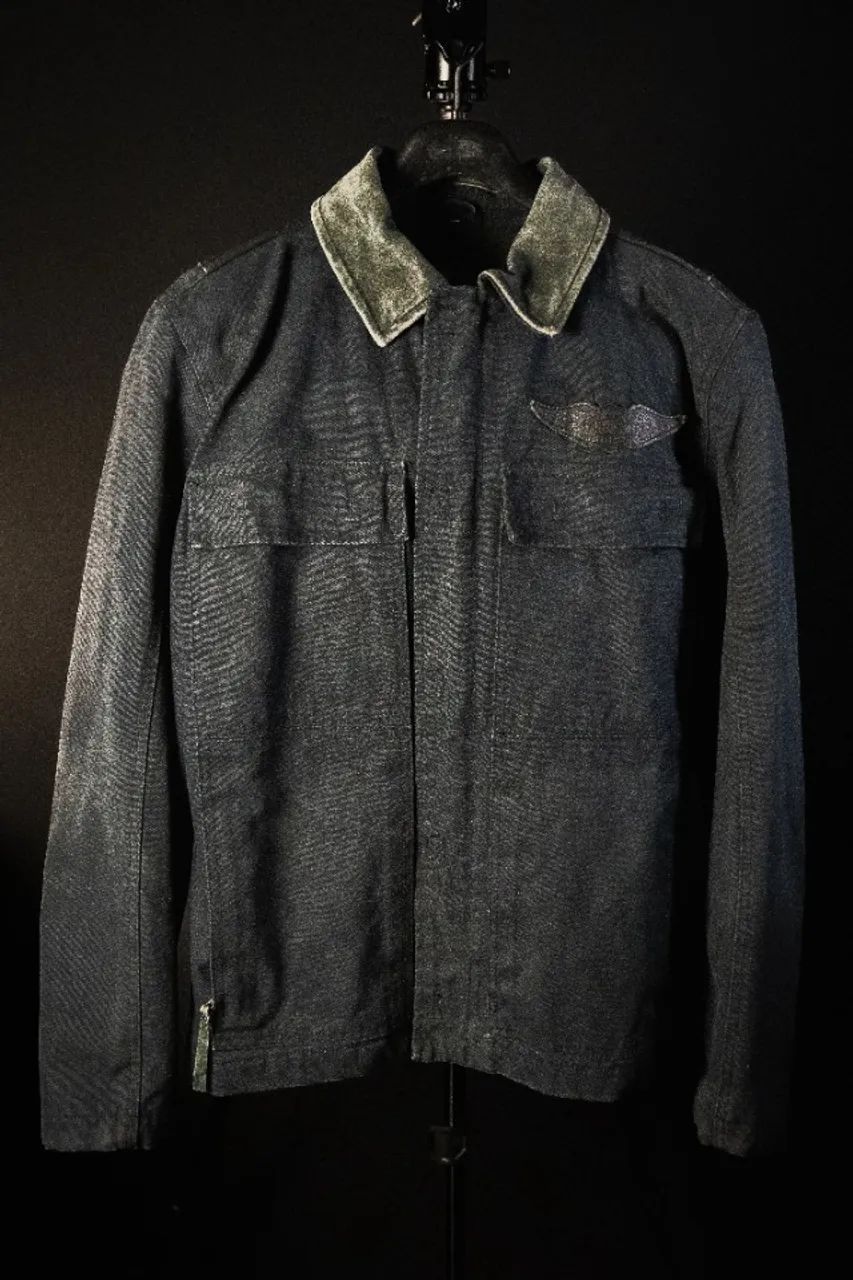Jaqueta Harley-Davidson Canvas Original Masculina Eagle Preta