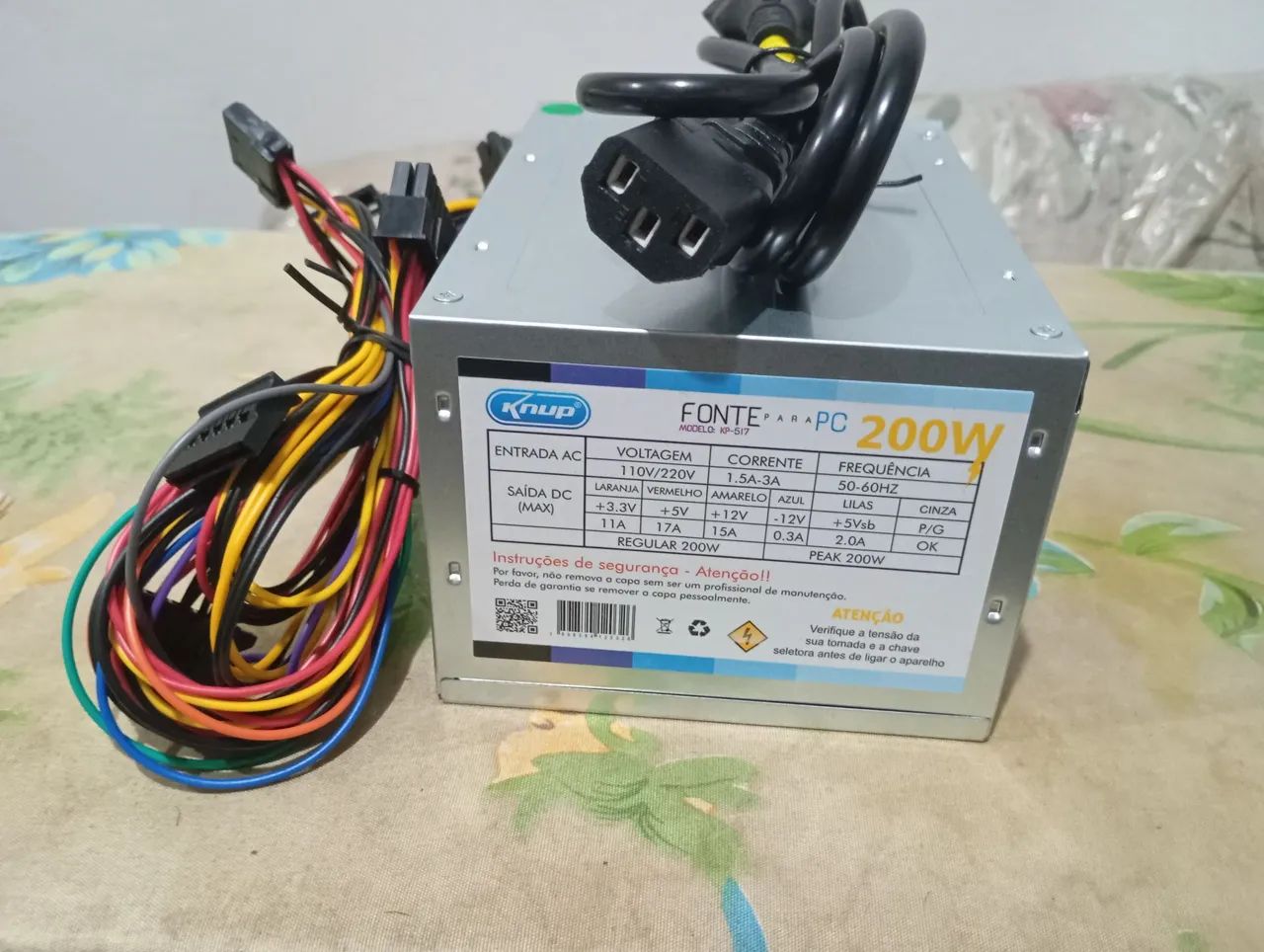 Fonte Para Pc Knup 200w - Foto 2