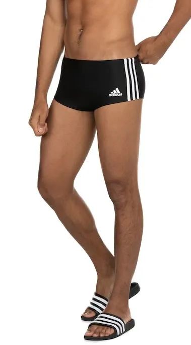Sunga ADIDAS, NOVA. Cor Preto com listras Branca. - Foto 3