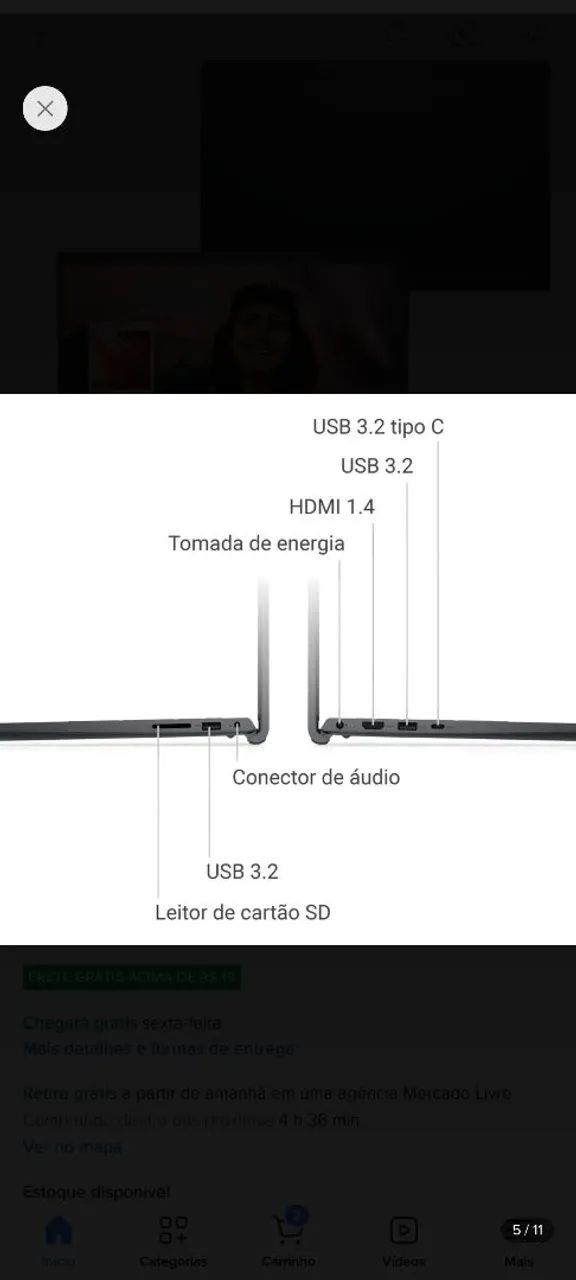 Notebook Dell Inspiron 15(em garantia) - Foto 2