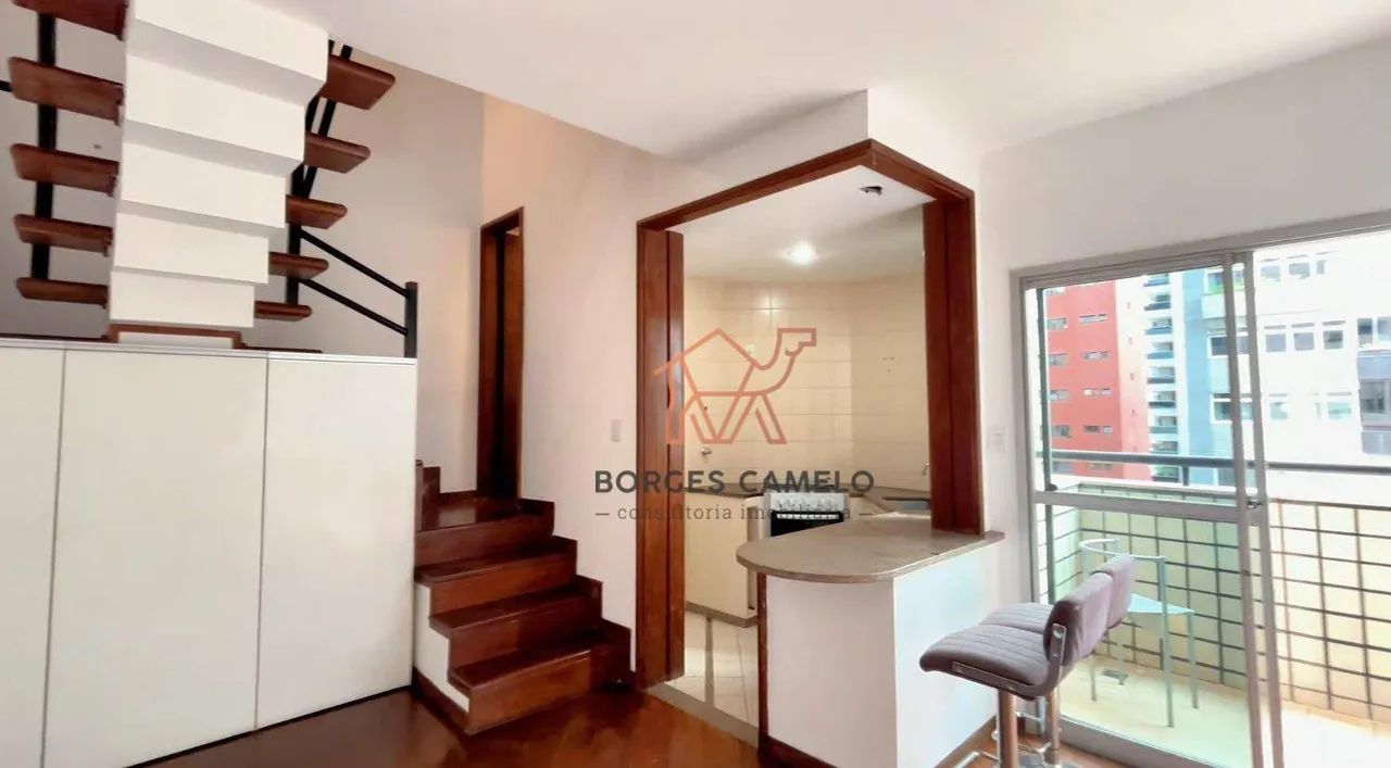 Apartamento Duplex com 1 quarto | Lourdes
