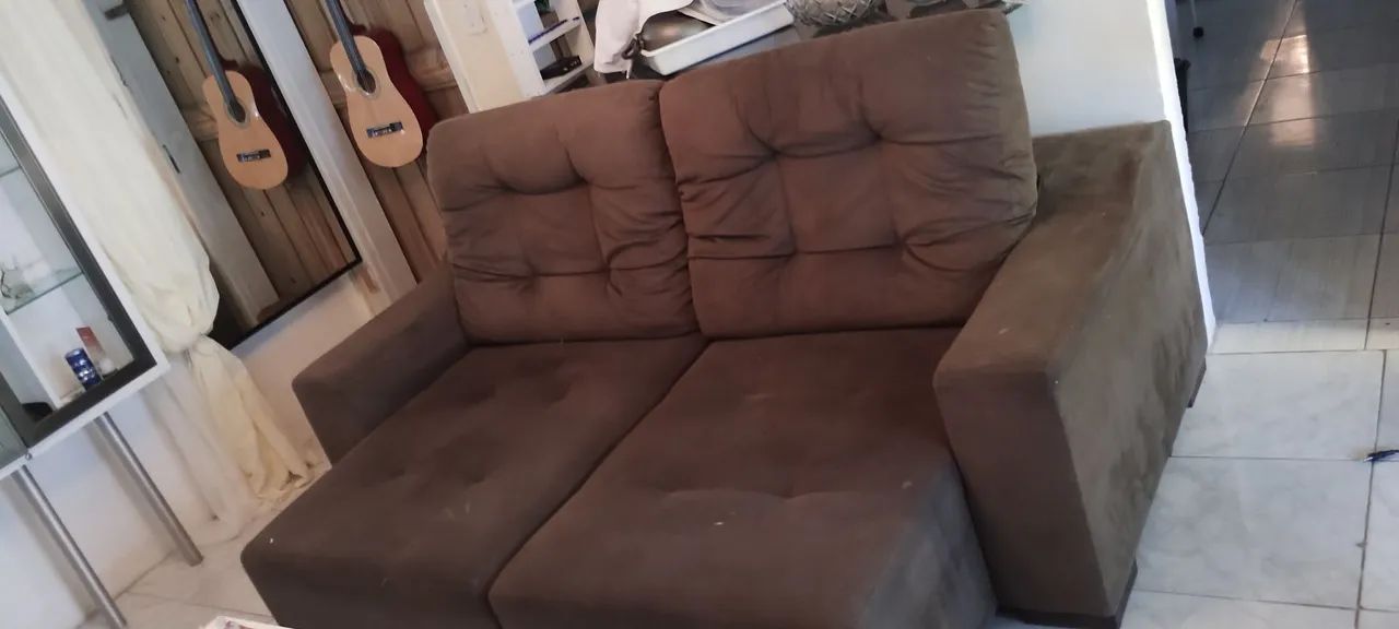 Sofá retrátil reclinável , dois lugares 