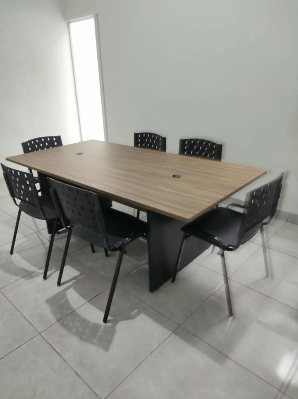 Mesa para Sala de Reuniões - Amadeirada  - Foto 3