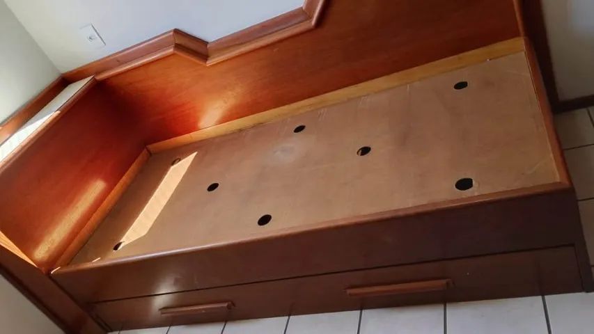 Cama solteiro bicama madeira - Foto 2