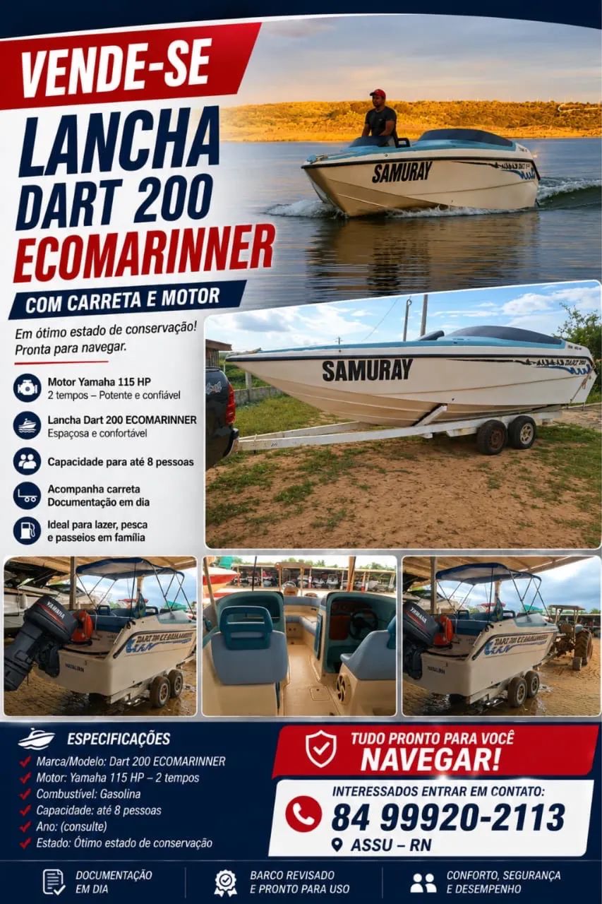 LANCHA DART 200 ECOMARINNER