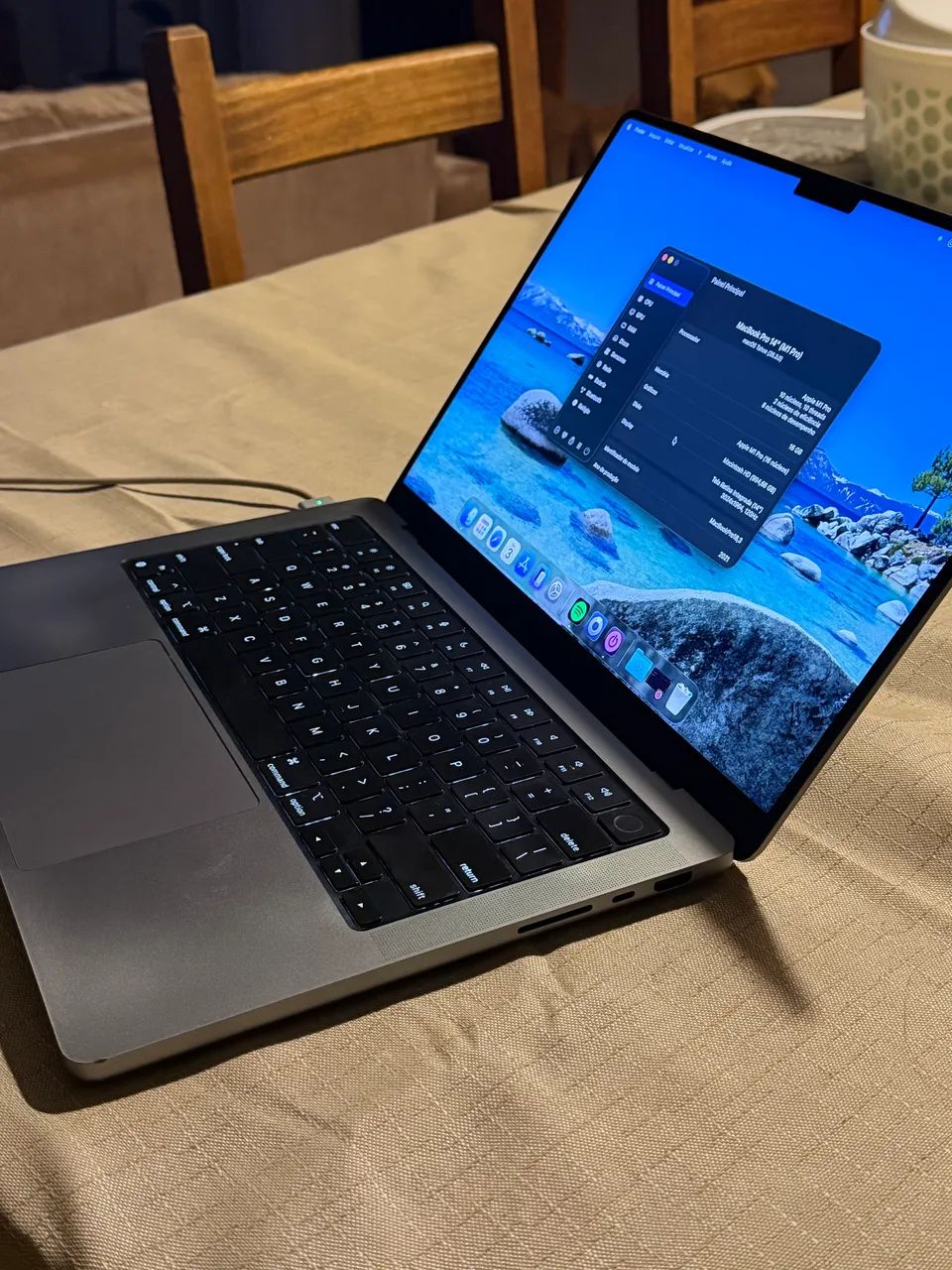 Apple MacBook Pro 14" M1 Pro 10Core CPU/16Core GPU, 16GB, 1TB Cinza Espacial - 86% - Foto 2