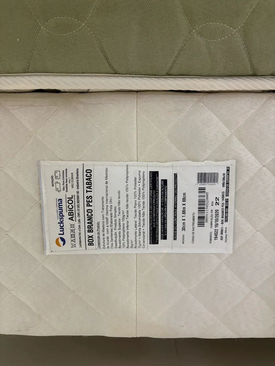 KIT CAMA SOLTEIRO (BOX,COLCHÃO E CABECEIRA) - Foto 5
