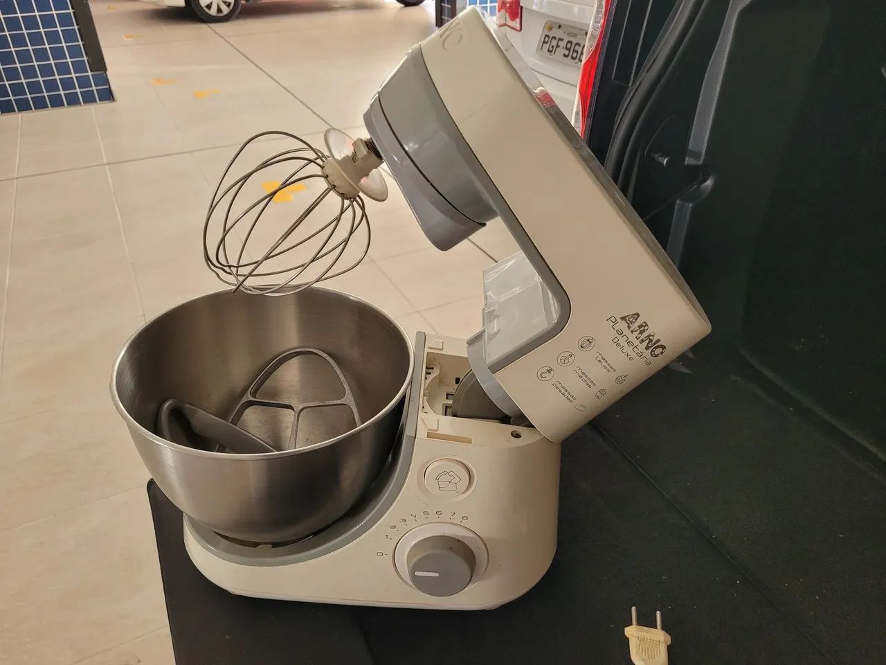 Batedeira Arno Planetária Deluxe COMPLETA - Tigela Inox".