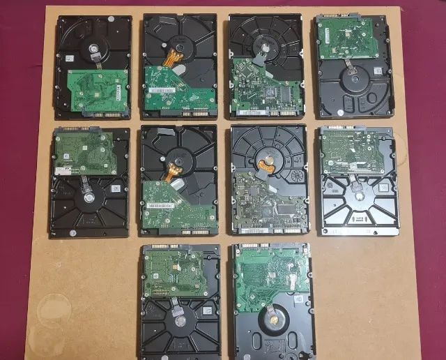 LOTE COM 10 HDS DE COMPUTADOR DE MESA VÁRIAS CAPACIDADES - Foto 4