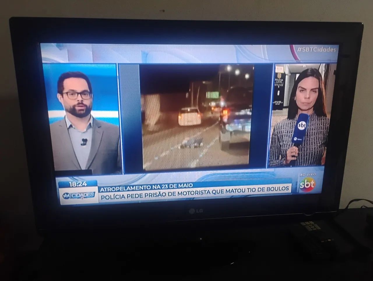 Televisão LG 32 polegadas com aparelho 