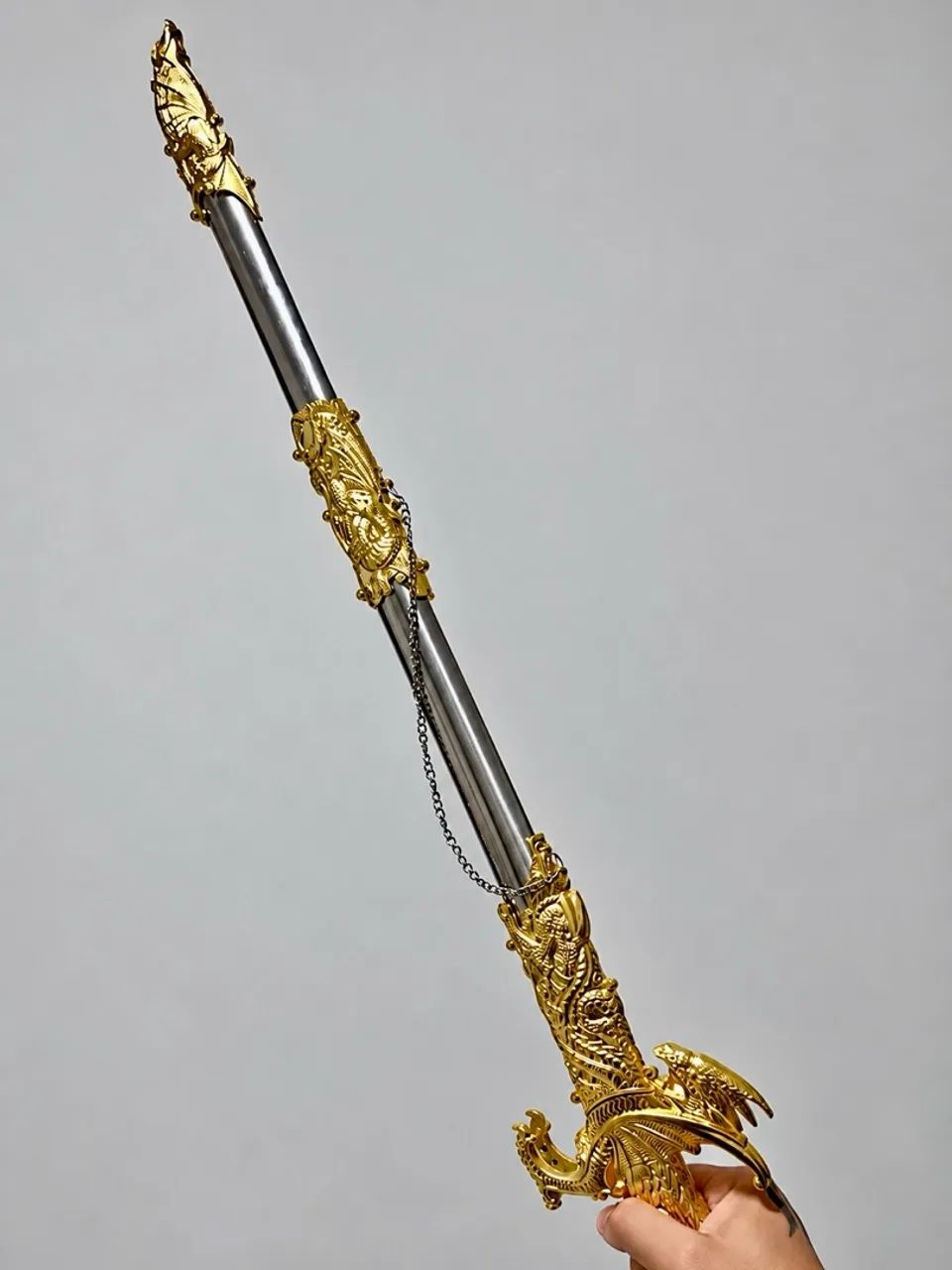 Espada de aço (não corta)