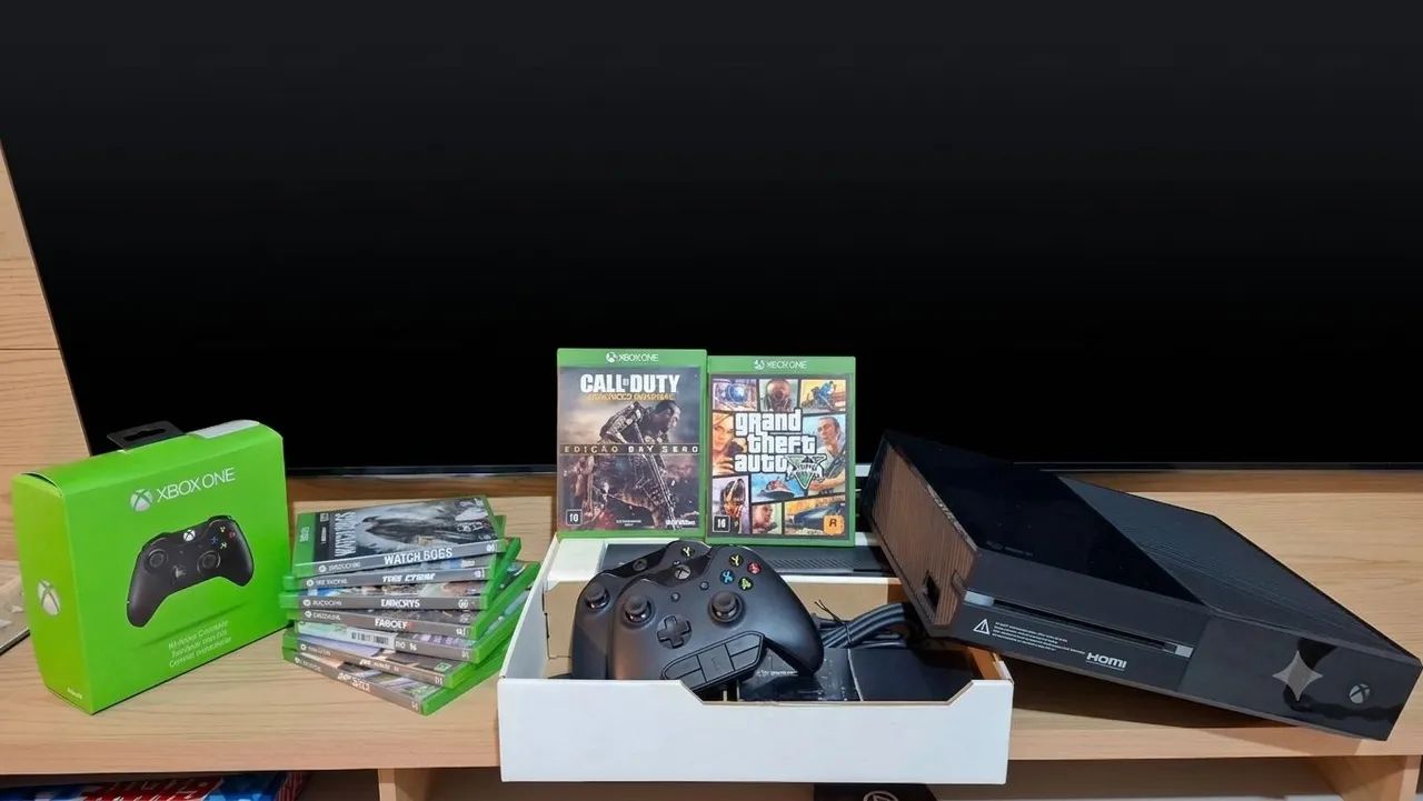 Kit Xbox One Completo impecável com lacre - Foto 3