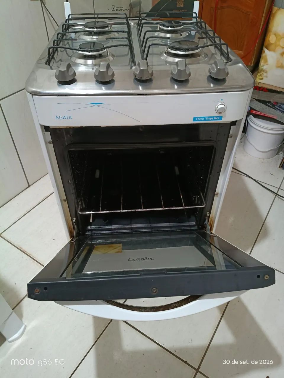 Fogão com acendedor automático (Funcionando) - Foto 3