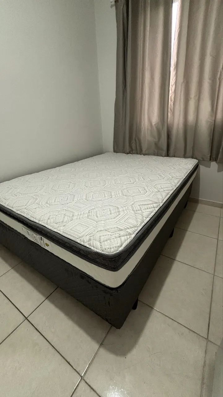 Cama box + colchão | Pouco uso e ótimo estado