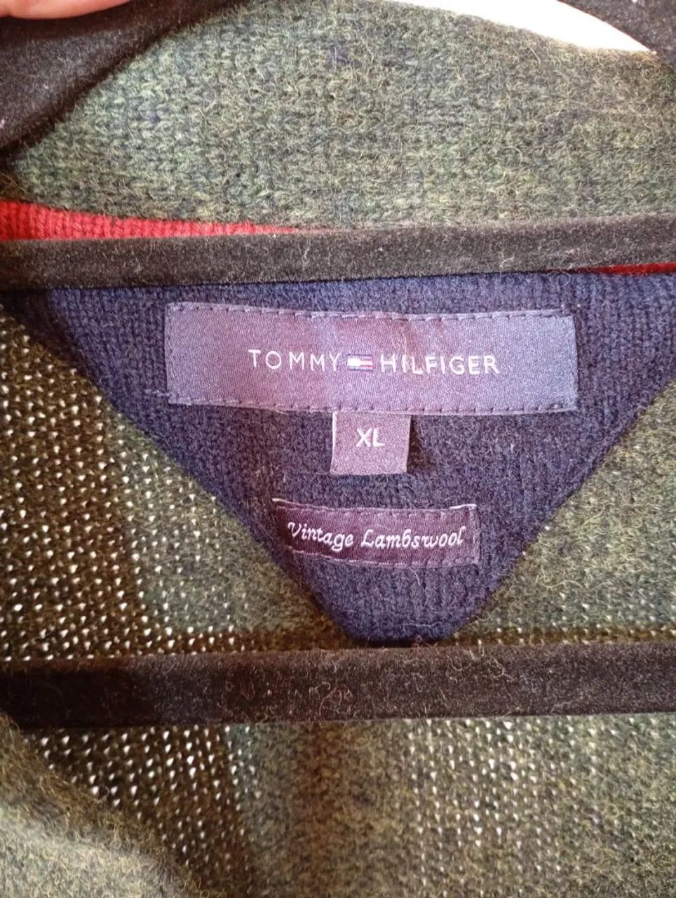 Casaco de Lã Vintage da Tommy Hilfiger Original - Foto 5