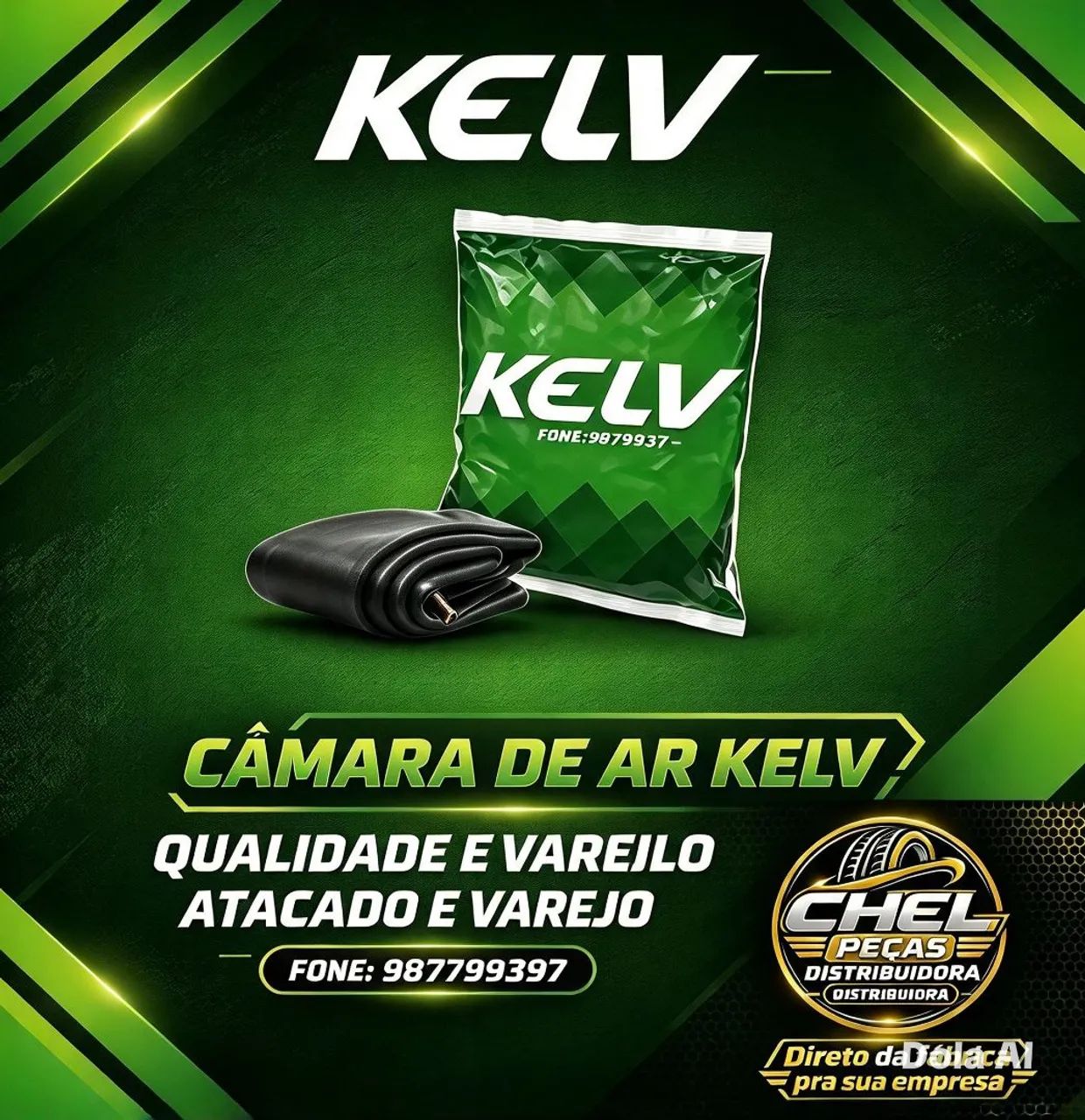Camara de ar de moto