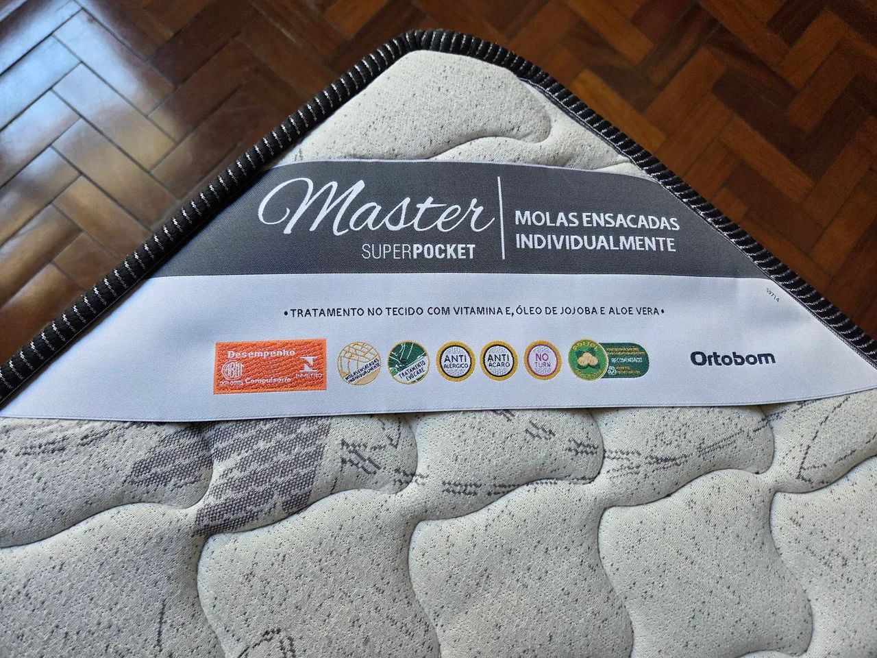 Colchão king size, ortobom, molas ensacadas