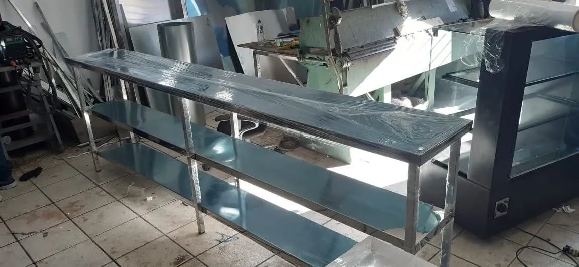 Balcão inox mesa em geral  - Foto 2