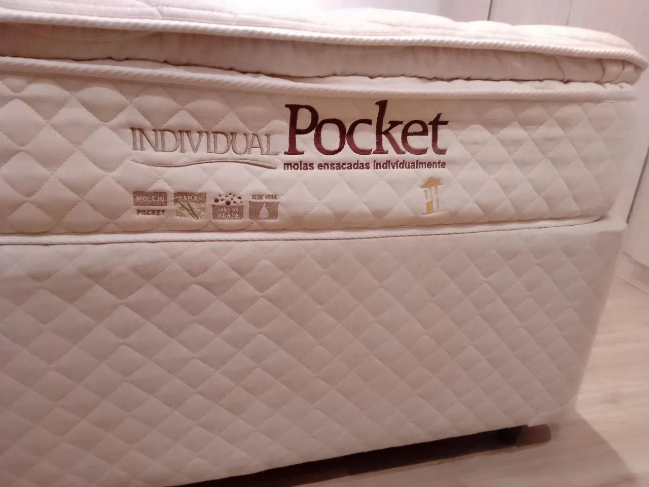 Cama bi-box com colchão (solteiro premium)) - Foto 4
