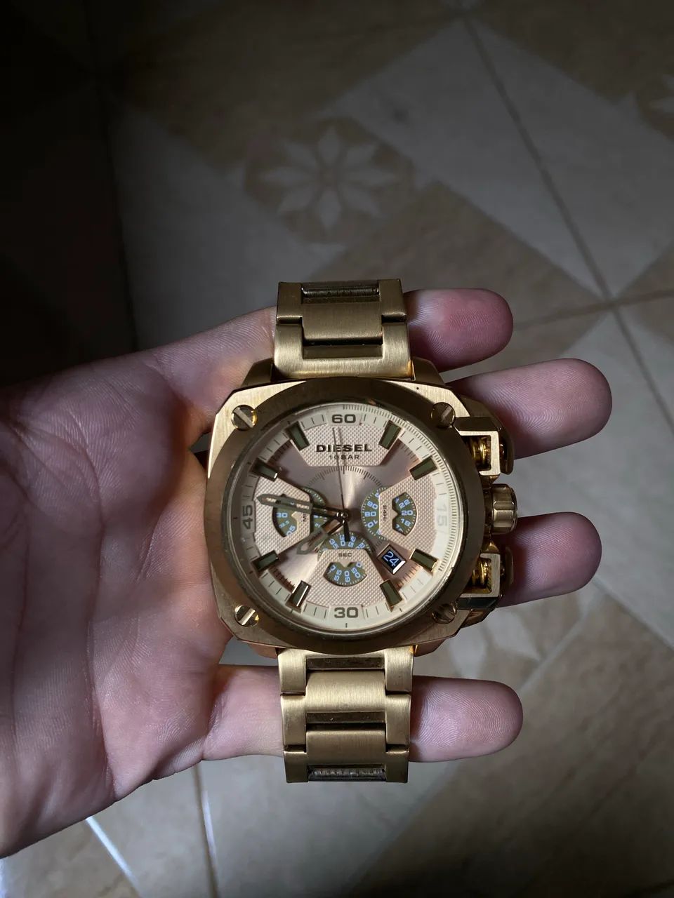 Relógio Diesel Bold Oversized DZ-7450 - Foto 3