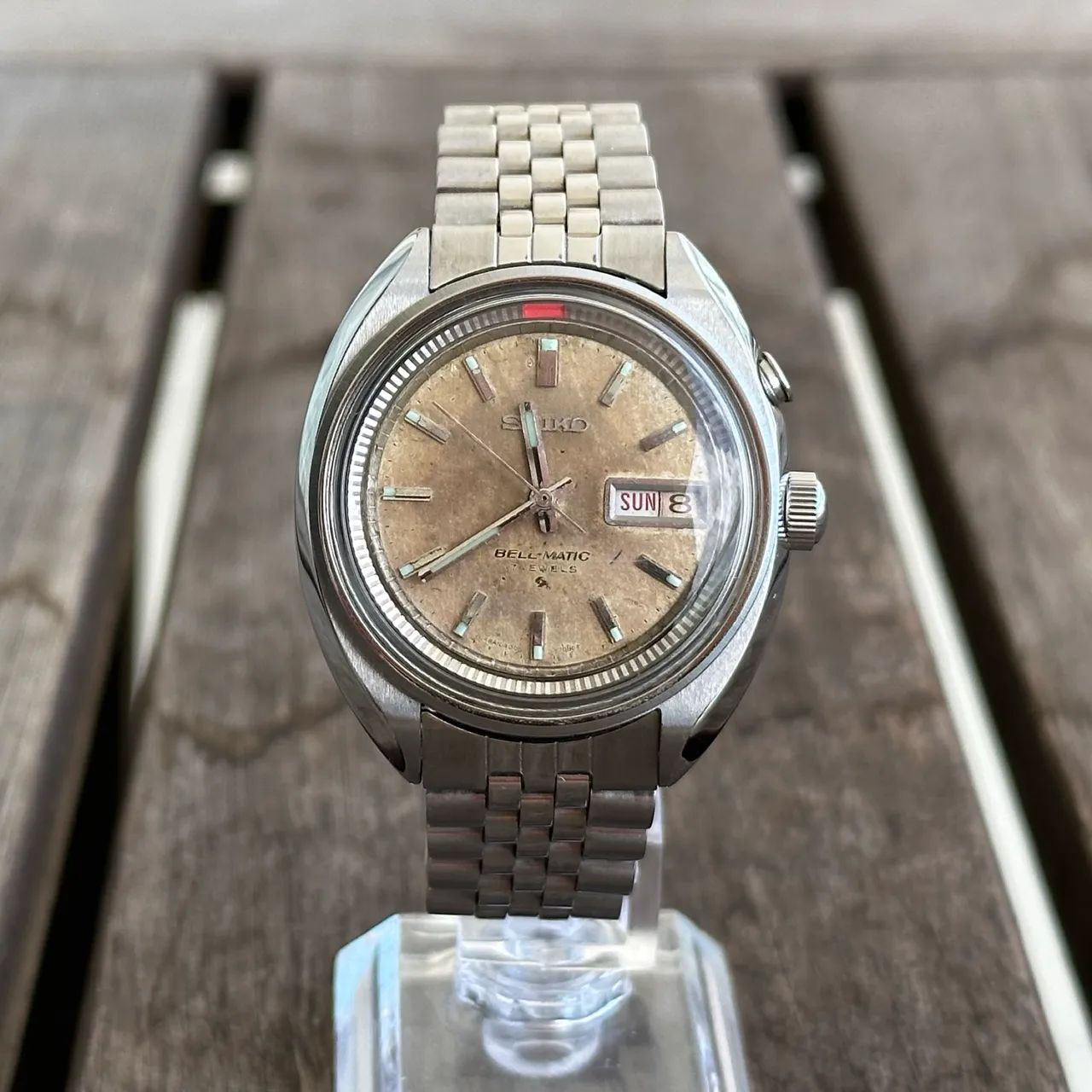 Relógio Seiko Bell-Matic Automático Dial Patinado - Foto 2