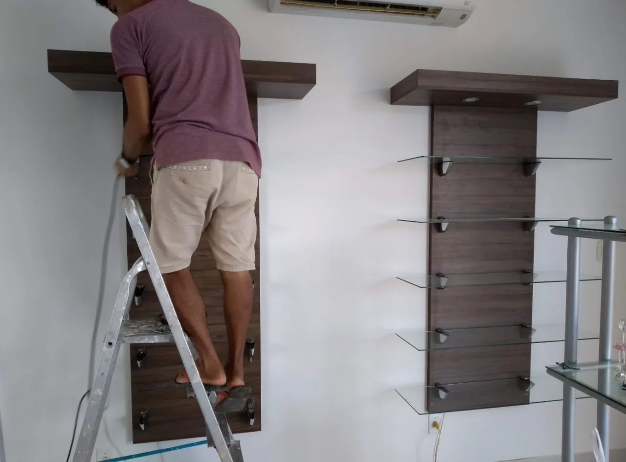 Prateleiras MDF com vidros - Foto 3