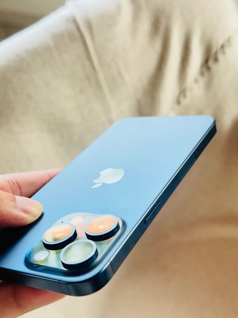 iPhone 15 pro Max 256GB | Azul | Muito novo - Celulares e