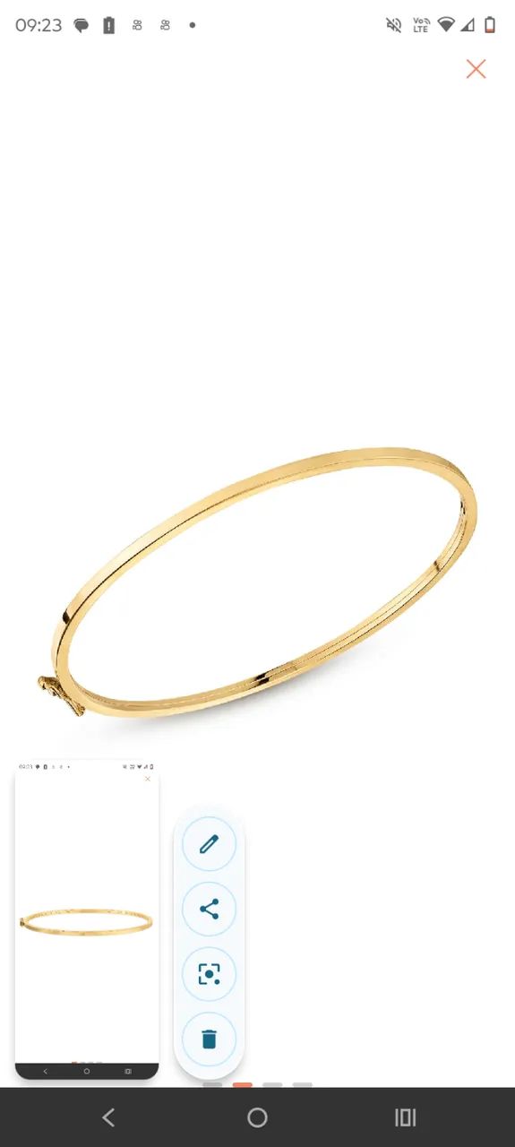 Pulseira de ouro Vivara  - Foto 3
