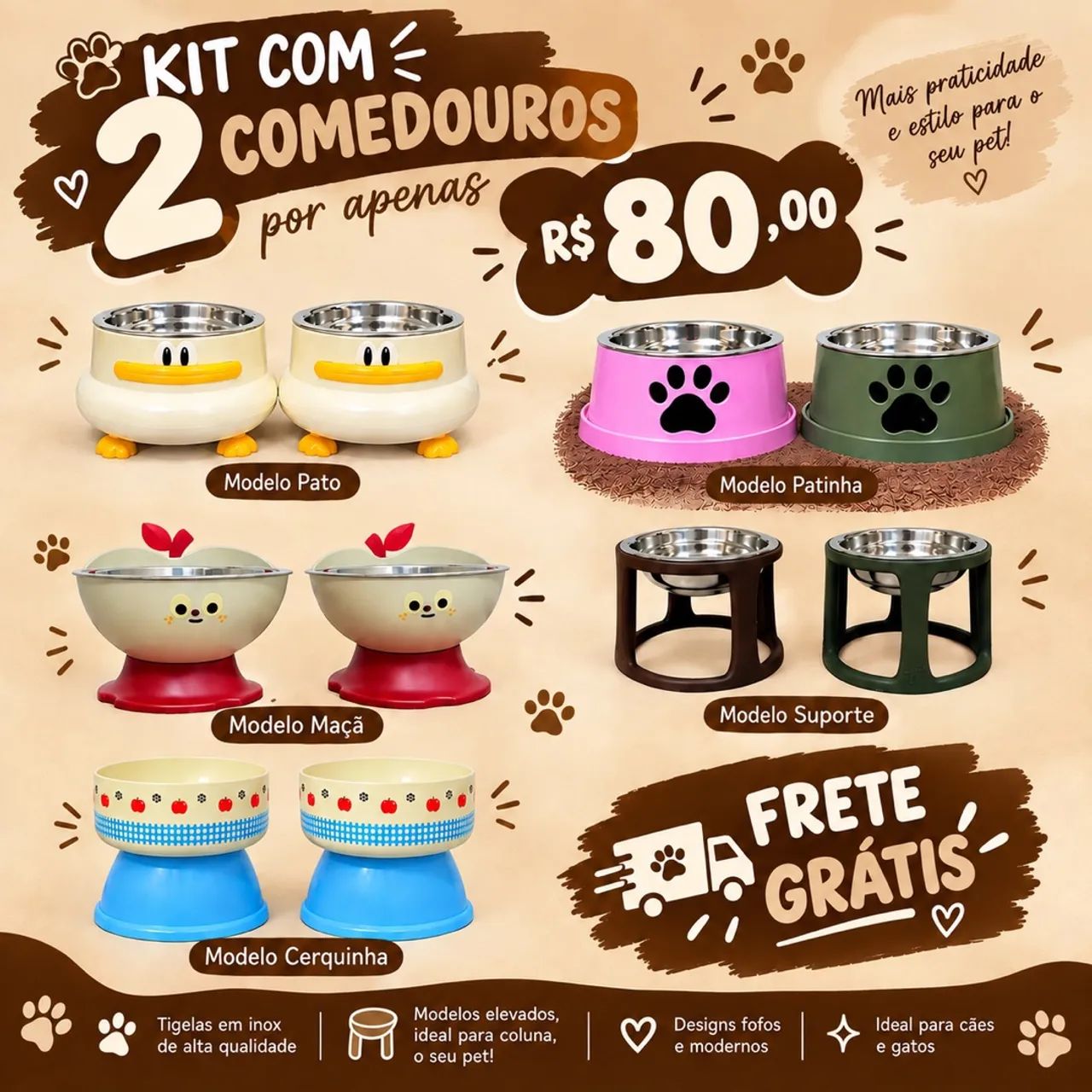 Comedouros pet 
