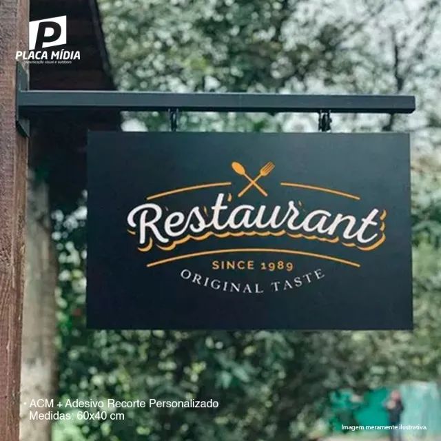 Placa de ACM em bandeira - Foto 2