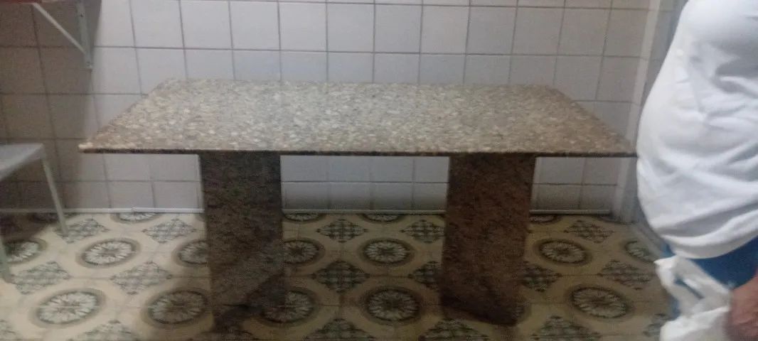 Mesa granito com pes em granito - Foto 2