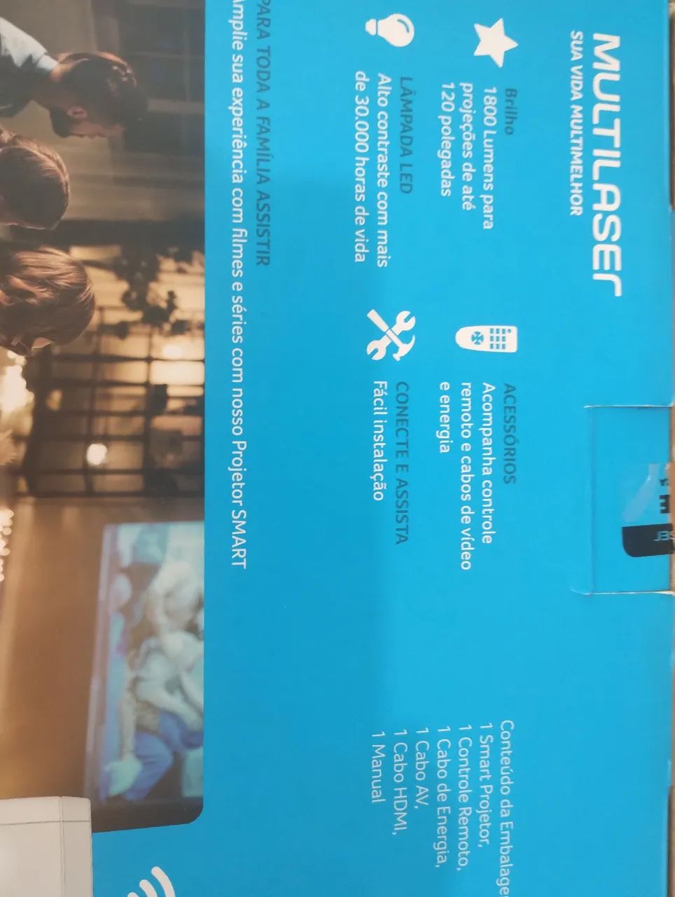 Multilaser smart screen projetor LED - Foto 2