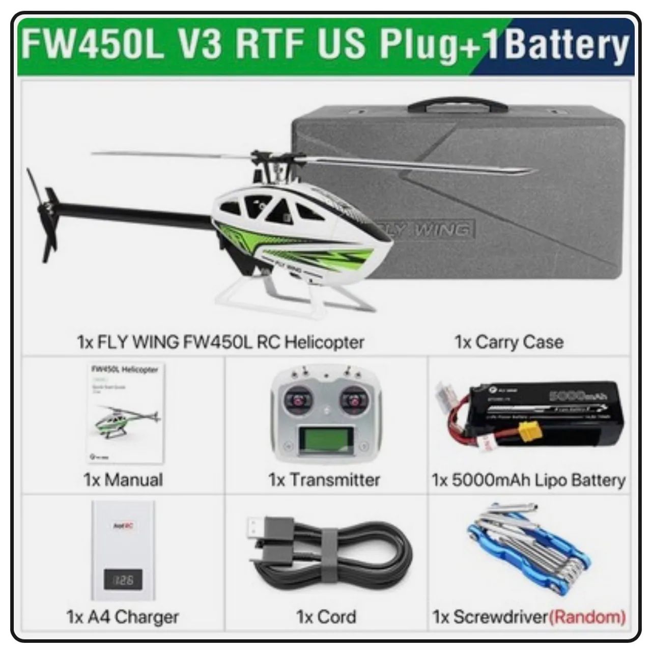 Helicóptero com GPS Flywing FW450L  - Foto 4