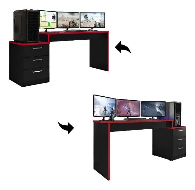 Mesa Gamer para Computador com gaveteiro DRx5000 - Foto 5