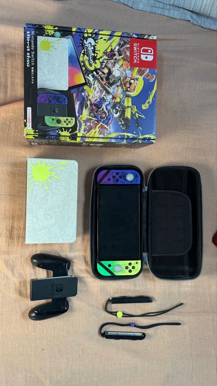 Console Nintendo Switch Oled Splatoon 3 Edition - Foto 3