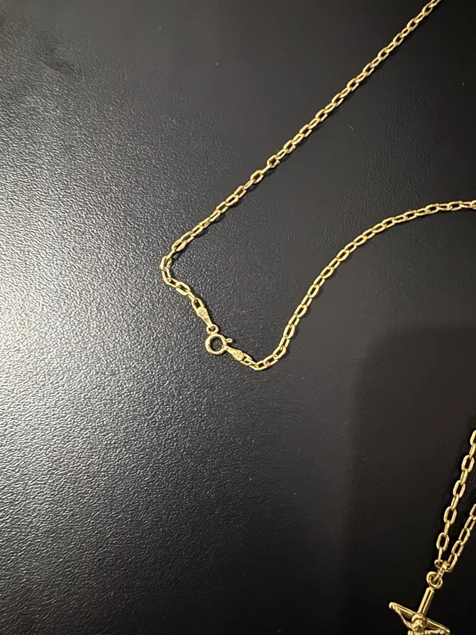 Corrente de ouro 18k (750) com pingente de crucifixo  - Foto 5