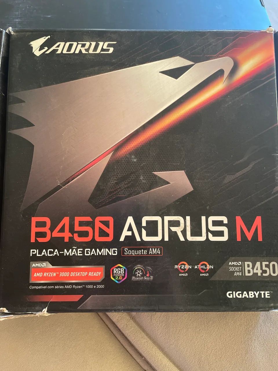 placa-mãe Gigabyte B450 Aorus M