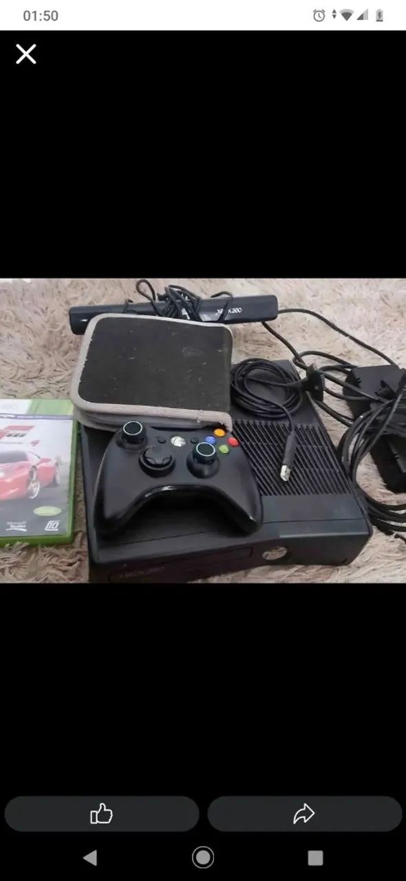 Xbox 360 slim em ótimo estado e funcionamento perfeitamente, vendo ou troco!
