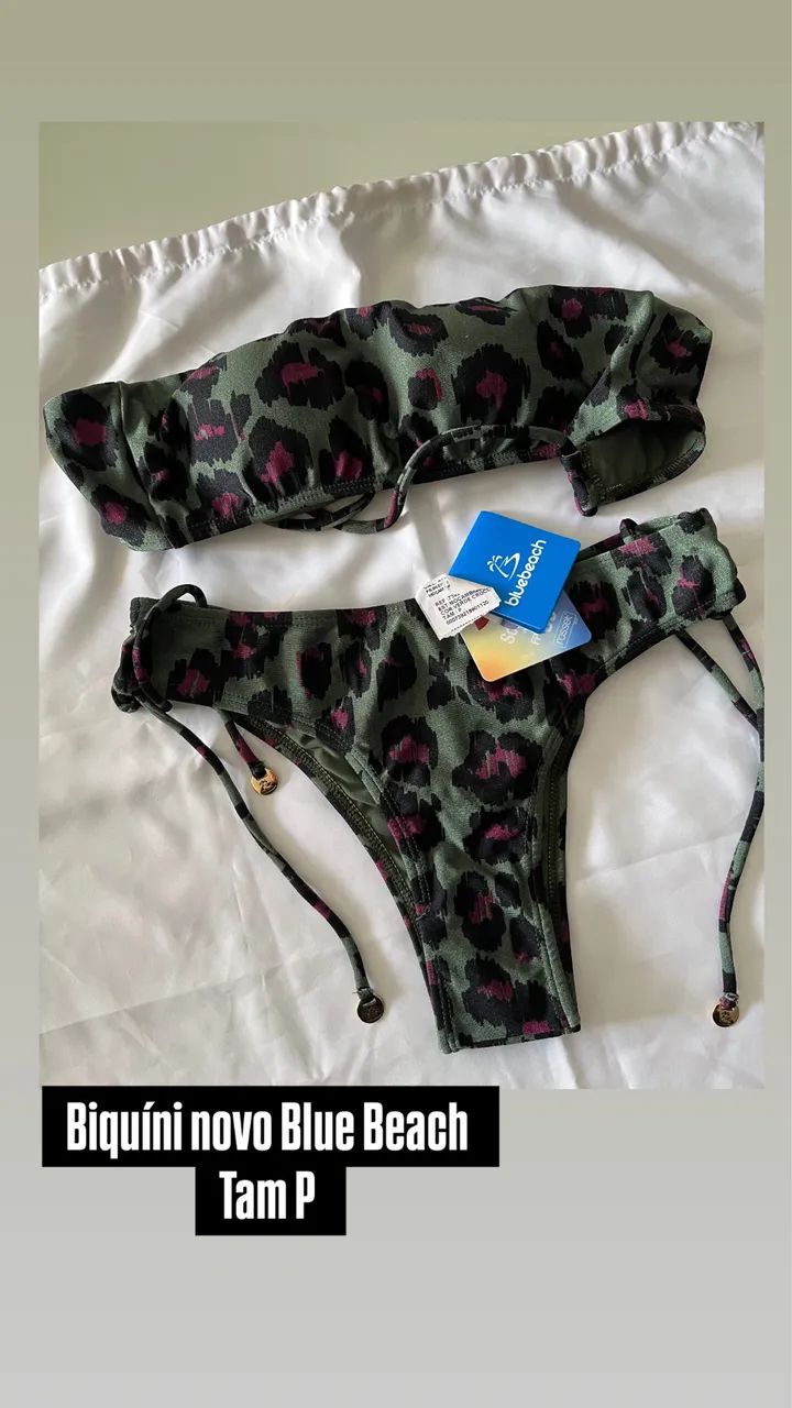 Biquíni Blue Beach Animal Print - Foto 2
