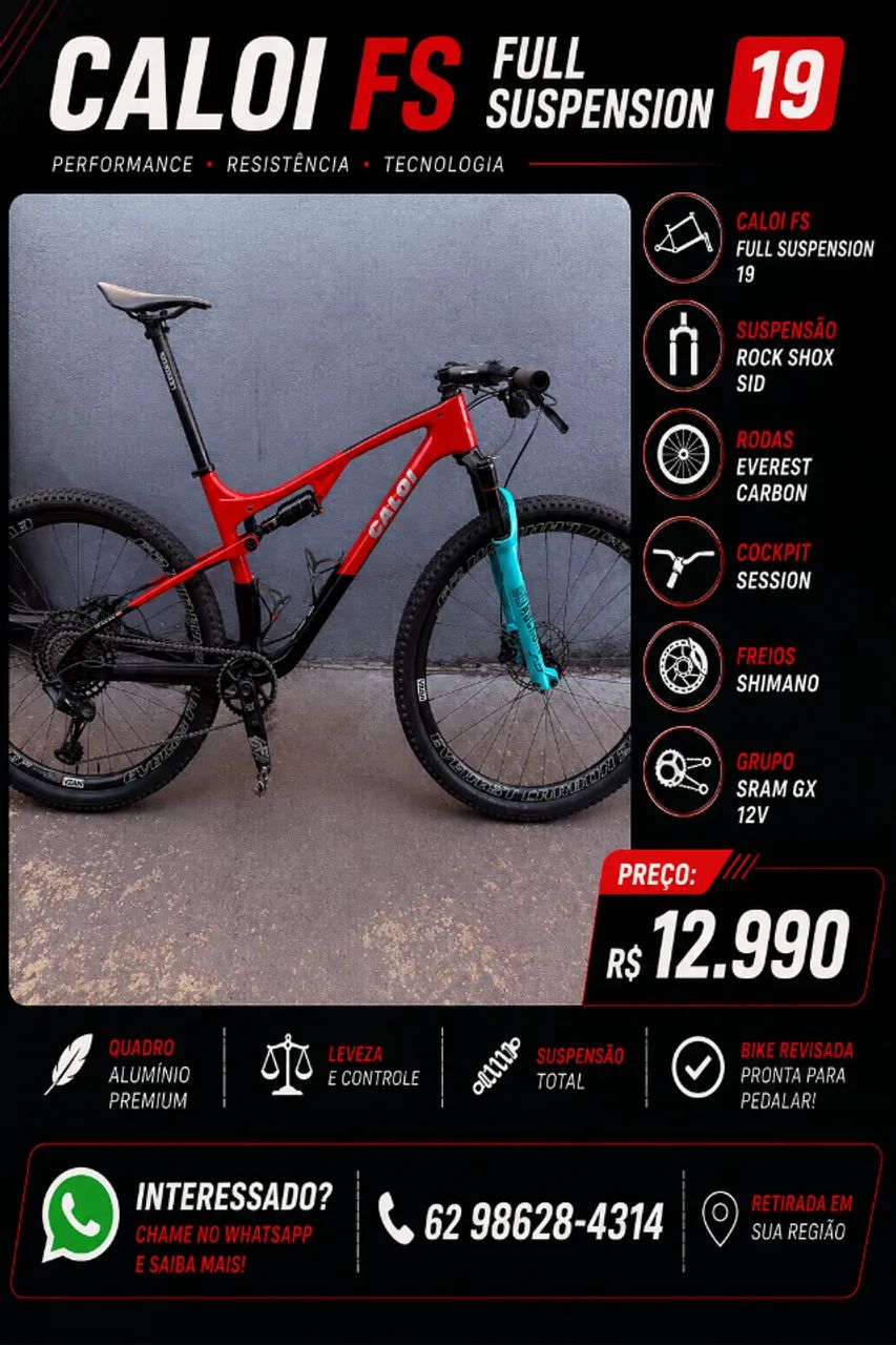 Caloi FS carbono 19