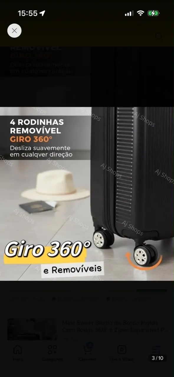 Mala viagem sweet studio 10L - Foto 3