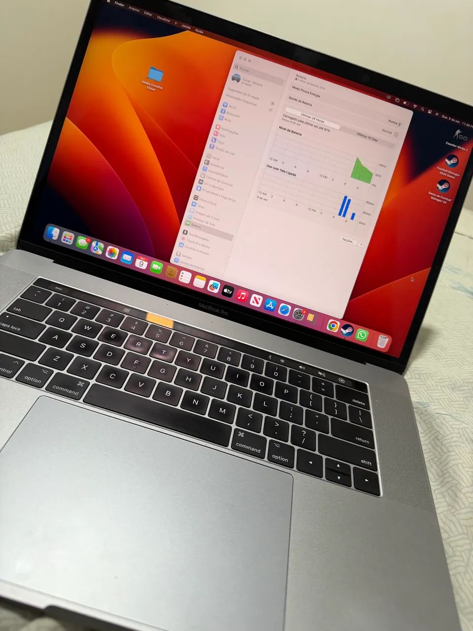 MacBook Pro 15? 2017 i7 2.9GHz | 16GB RAM | SSD 512GB | Retina