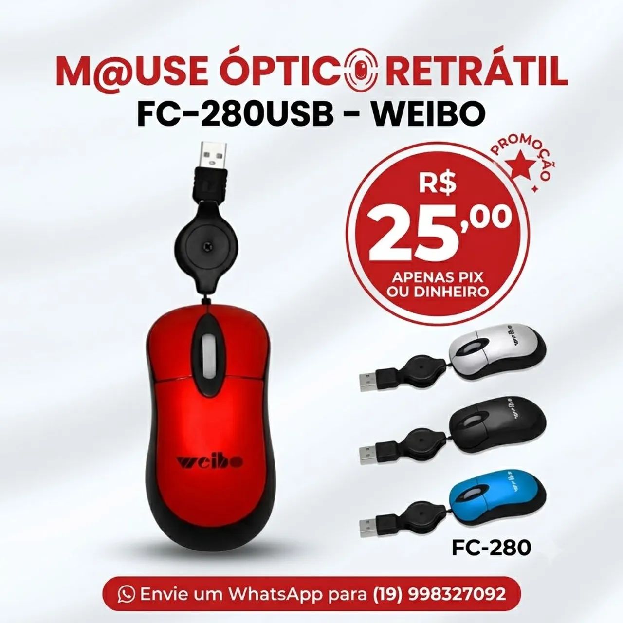 Mouse óptico 