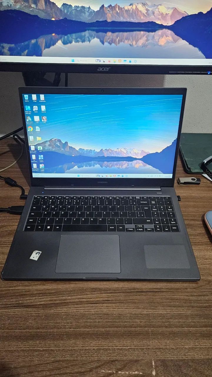 Notebook samsung 8gb de ram, i3, ssd 240g, tela de 15 polegadasb  - Foto 3