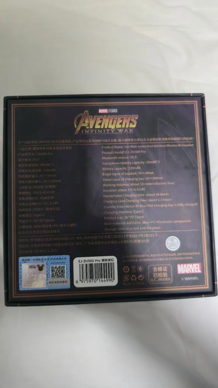 Fone de ouvido tws vingadores - Foto 4