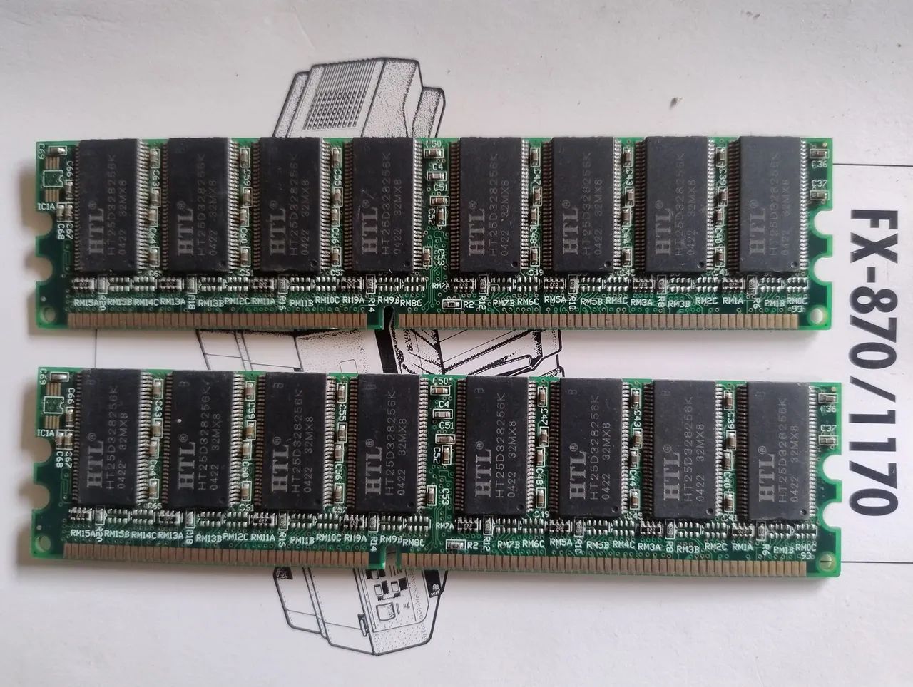 memória DDR3 256mb pc2700 - Foto 2