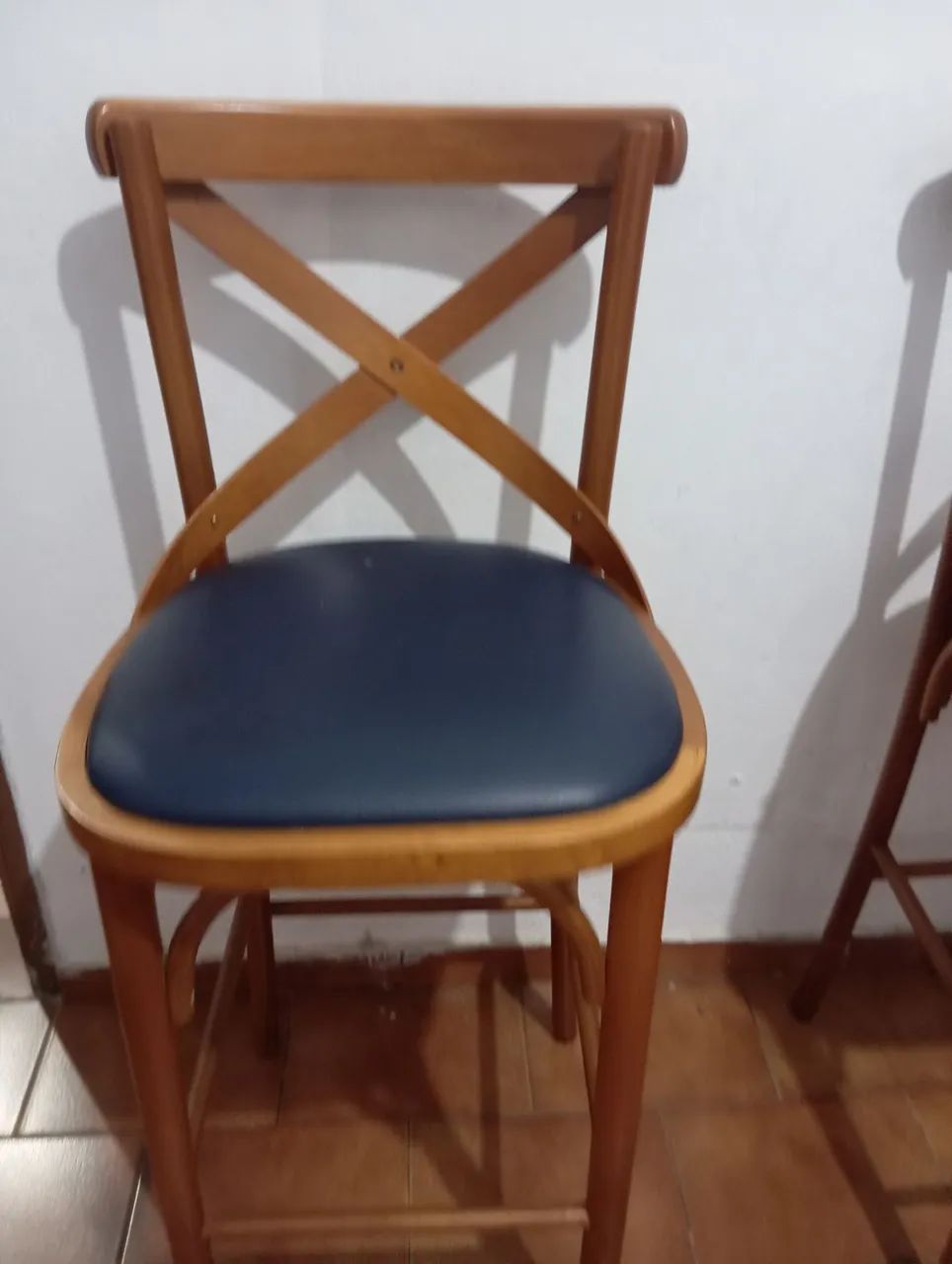 Cadeira alta rustica