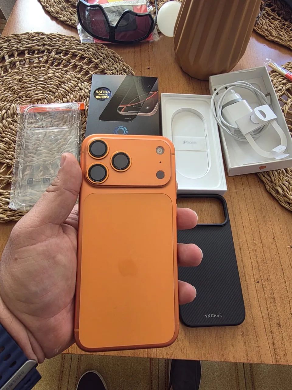 IPHONE 17  PRO MAX 256gb Laranja Garantia  - Foto 3