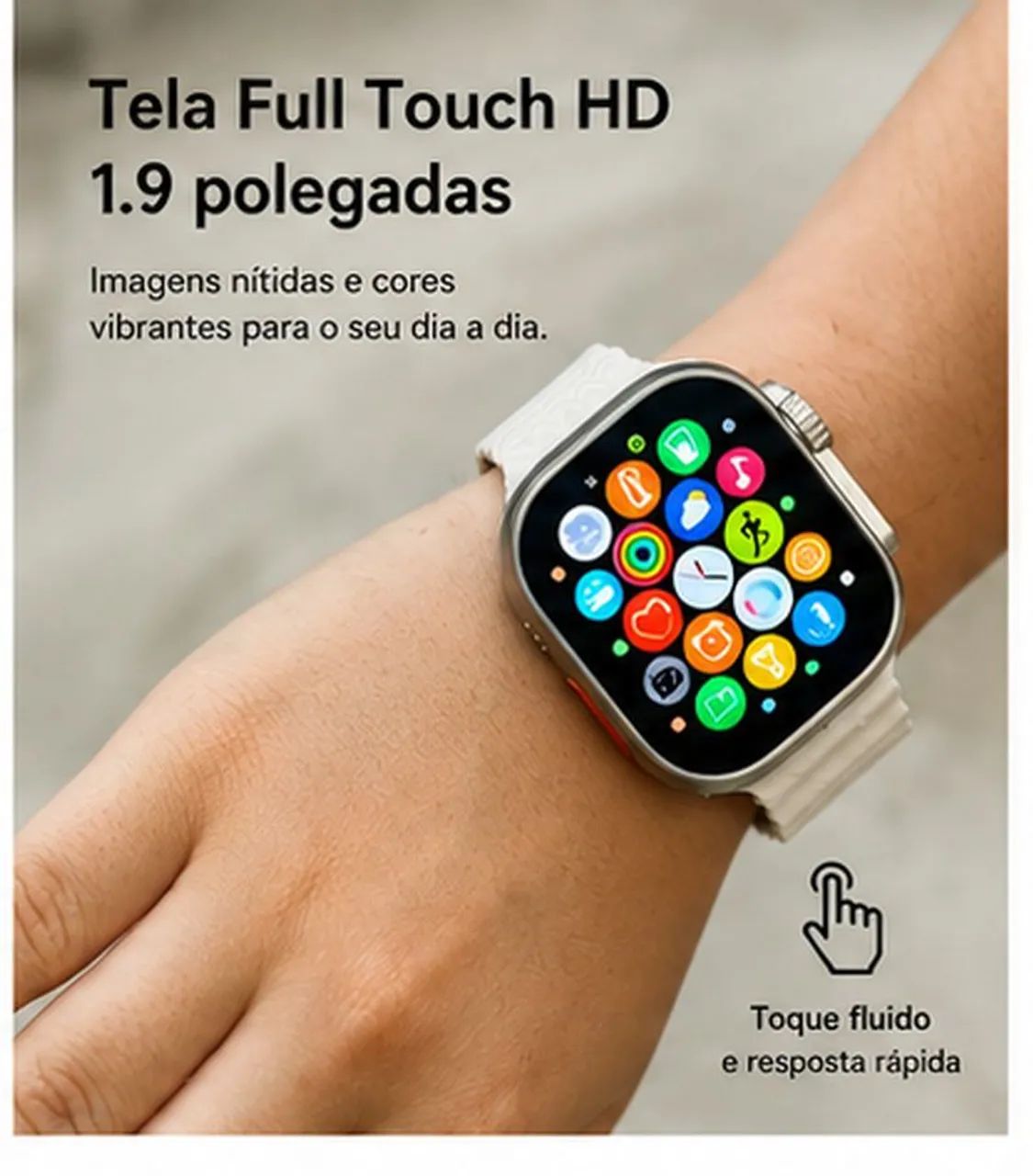 Smartwatch N11 Ultra Nfc Whatsapp Android Ios 4  - Foto 4